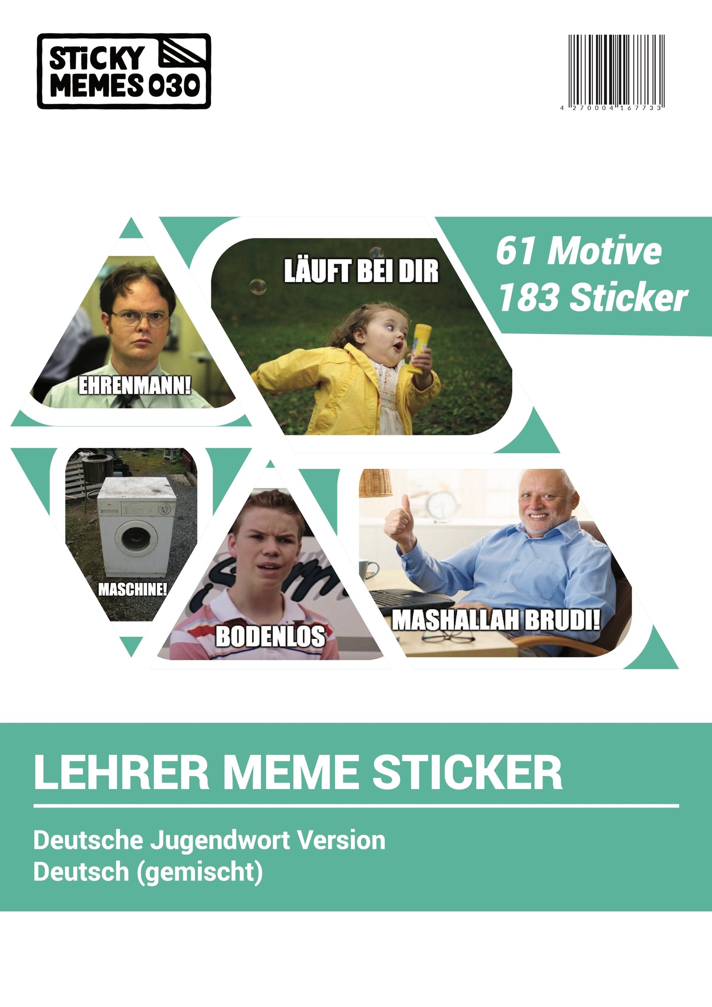 Alle 4 Versionen Meme Sticker 693 Sticker, 176 versch. Motive