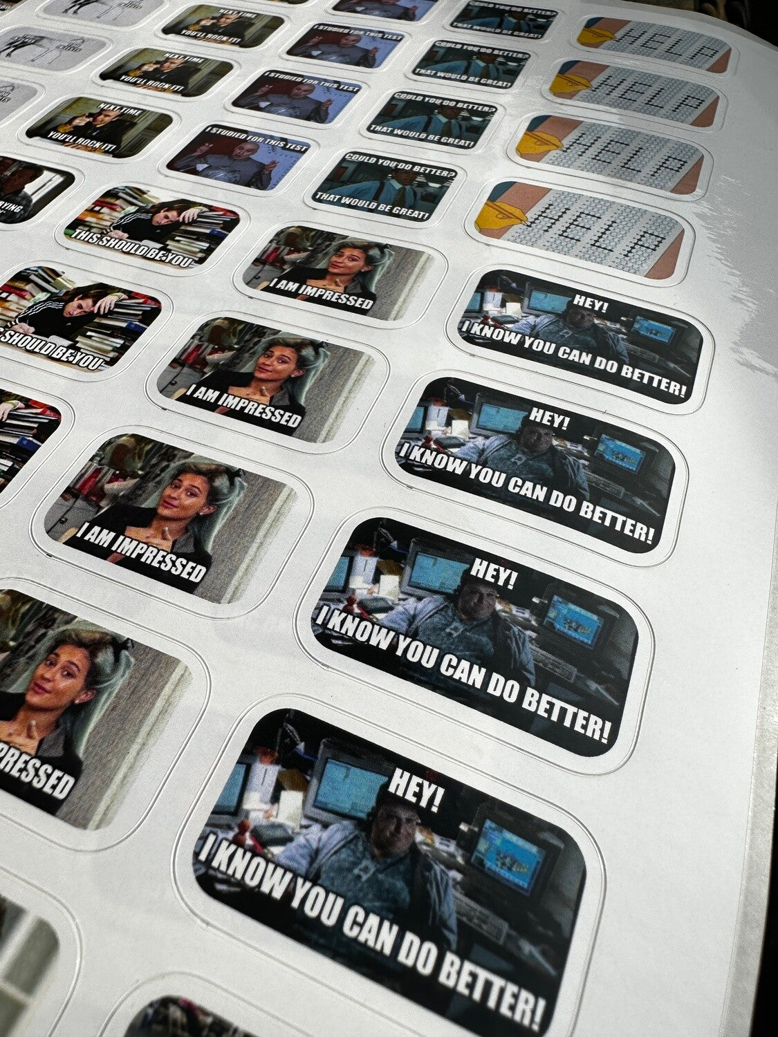 2. Version Meme Sticker Englisch (gemischt)