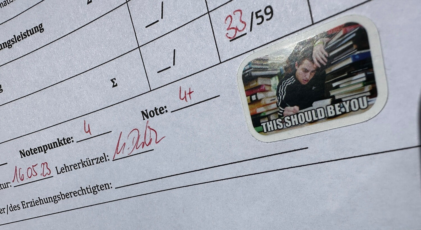 2. Version Meme Sticker Englisch (gemischt)