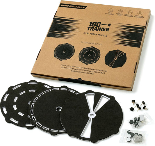 Dart Trainingshilfe 3er Set – Präzisions-Dart-Trainingspads aus Schaumstoff | Fokus Trainer für Dartscheibe – Perfekt für Zieltraining & Darttechnik | Dart Zubehör für Anfänger & Profis