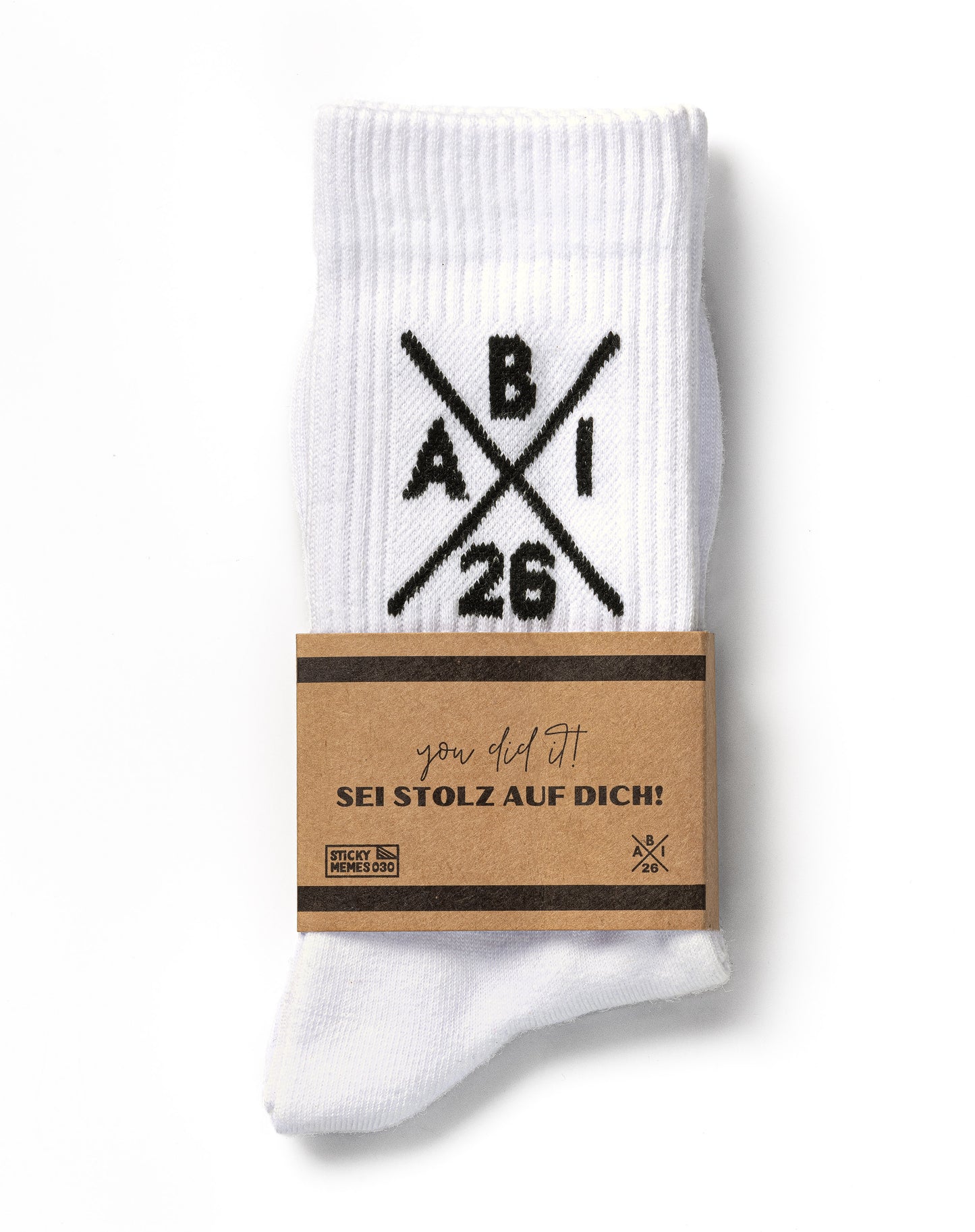 Abi 26 Socken Kreuz - Abitur 26 Tennissocken
