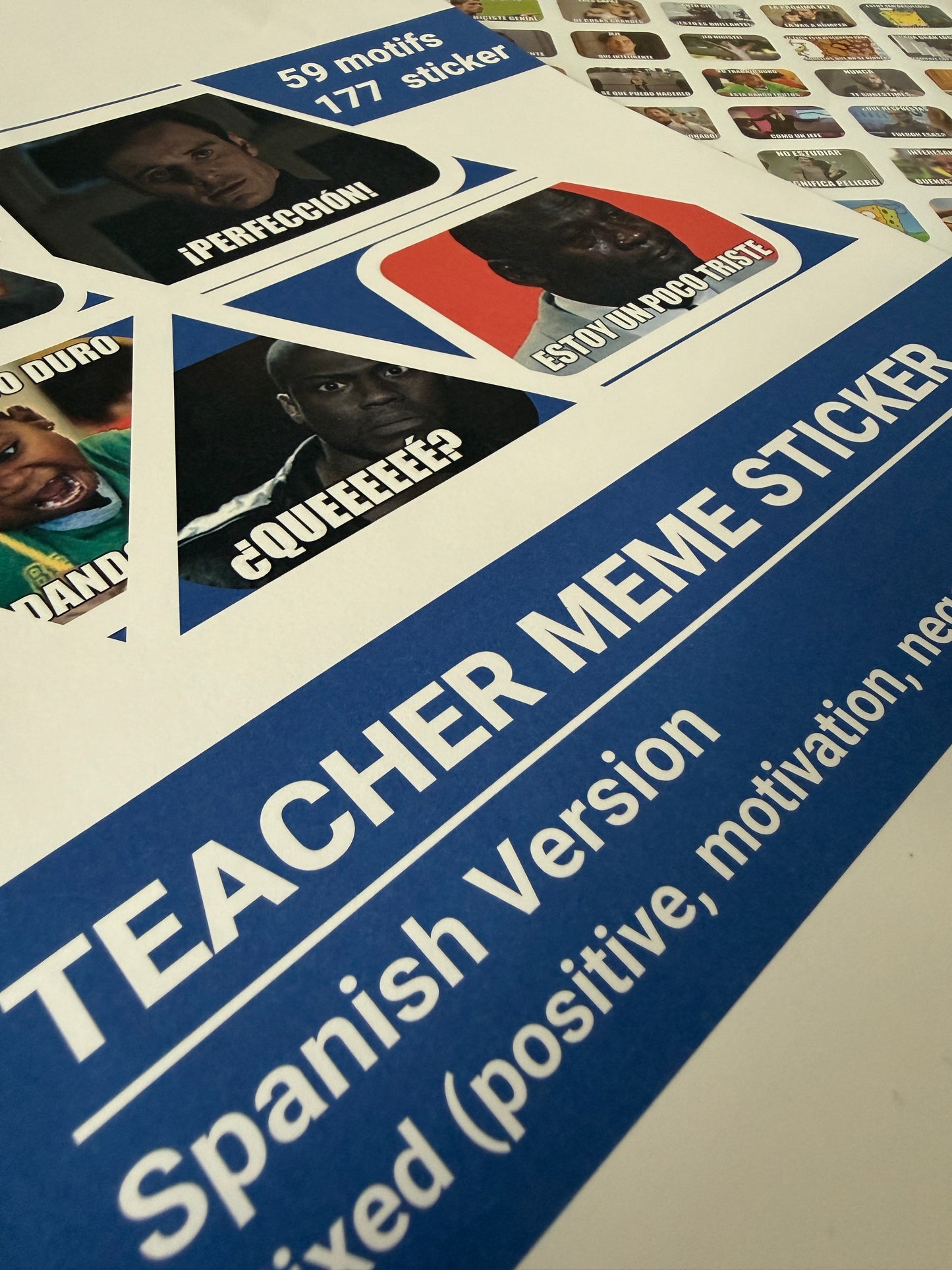 Spanische Version Meme Sticker